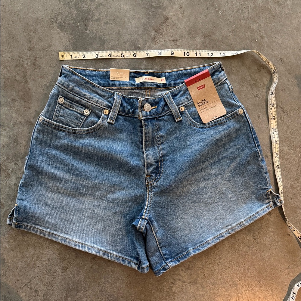 Levi's Blue Denim Jean Shorts